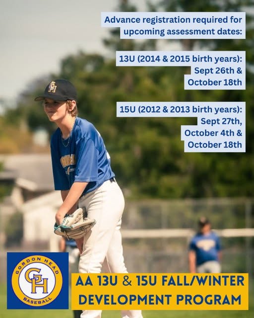 13U and 15U AA Program Registration Now Open